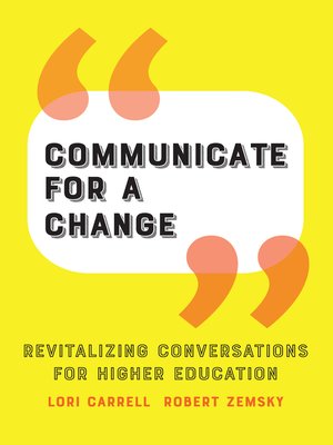 cover image of Communicate for a Change